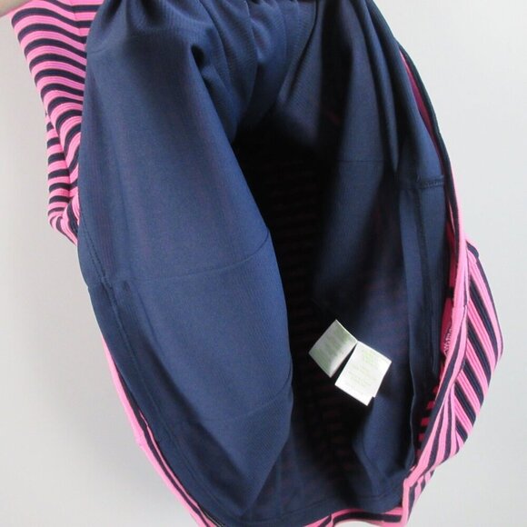 Lilly Pulitzer Brielle Dress Mini XXS Pink Striped Fit & Flare Cotton Blend 438 - Picture 8 of 12
